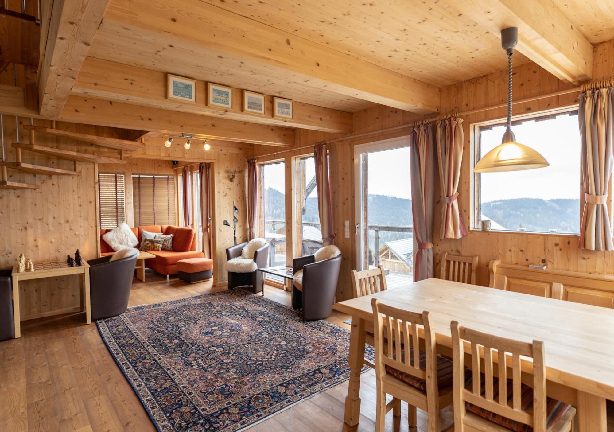 1A Chalet '4 Jahreszeiten' Ski Fahren Und Jacuzzi Mit Aussicht! Бад-Санкт-Леонхард Экстерьер фото
